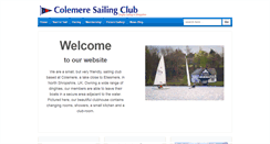 Desktop Screenshot of colemeresailing.org